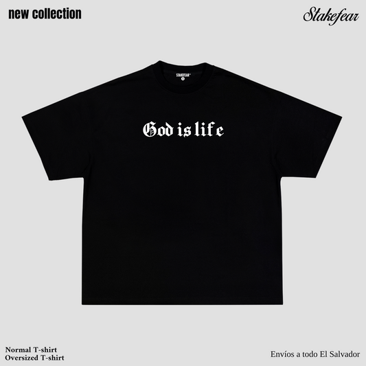 Camisa oversize God is life